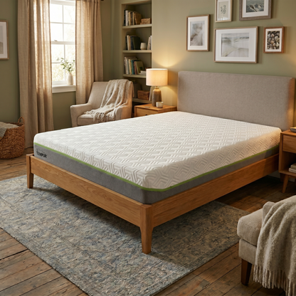 TEMPUR Hybrid Elite Medium Firm Tension Hypoallergenic Memory Foam Mattress - King