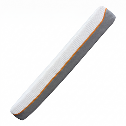 Side view of the King Size mattress, showcasing the clean, white aesthetic and the high-quality finish of the side panels.