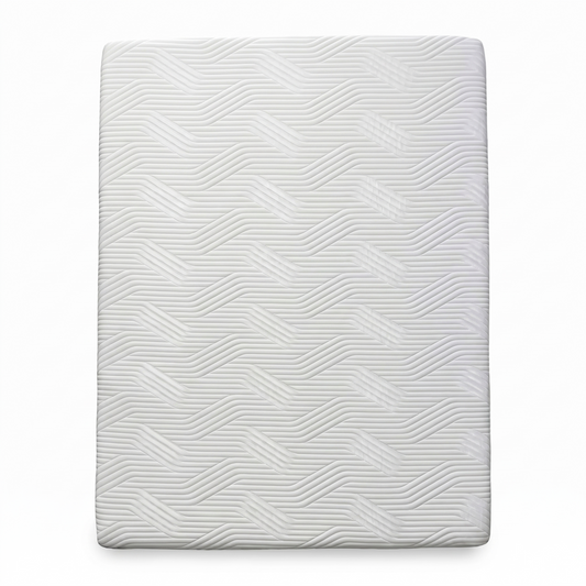 Full view of the Tempur Original Elite King Size Mattress, featuring the iconic geometric QuickRefresh™ zip-off cover and 25cm deep profile.