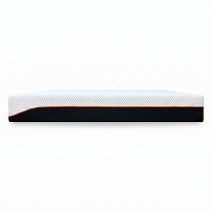 Cutaway perspective diagram of the Super King mattress, showcasing the internal layers including memory foam layers, the Octaspring foam coil core, and the pocket spring foundation.