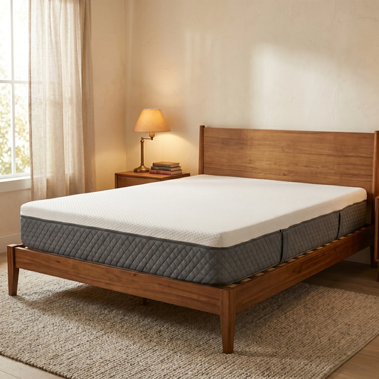 Emma Mattress Original Hypoallergenic Spring Free Foam Mattress with X-Shaped Stitching - King