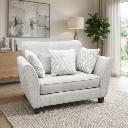 ‘Tabitha’ Light Grey Fabric Snuggler