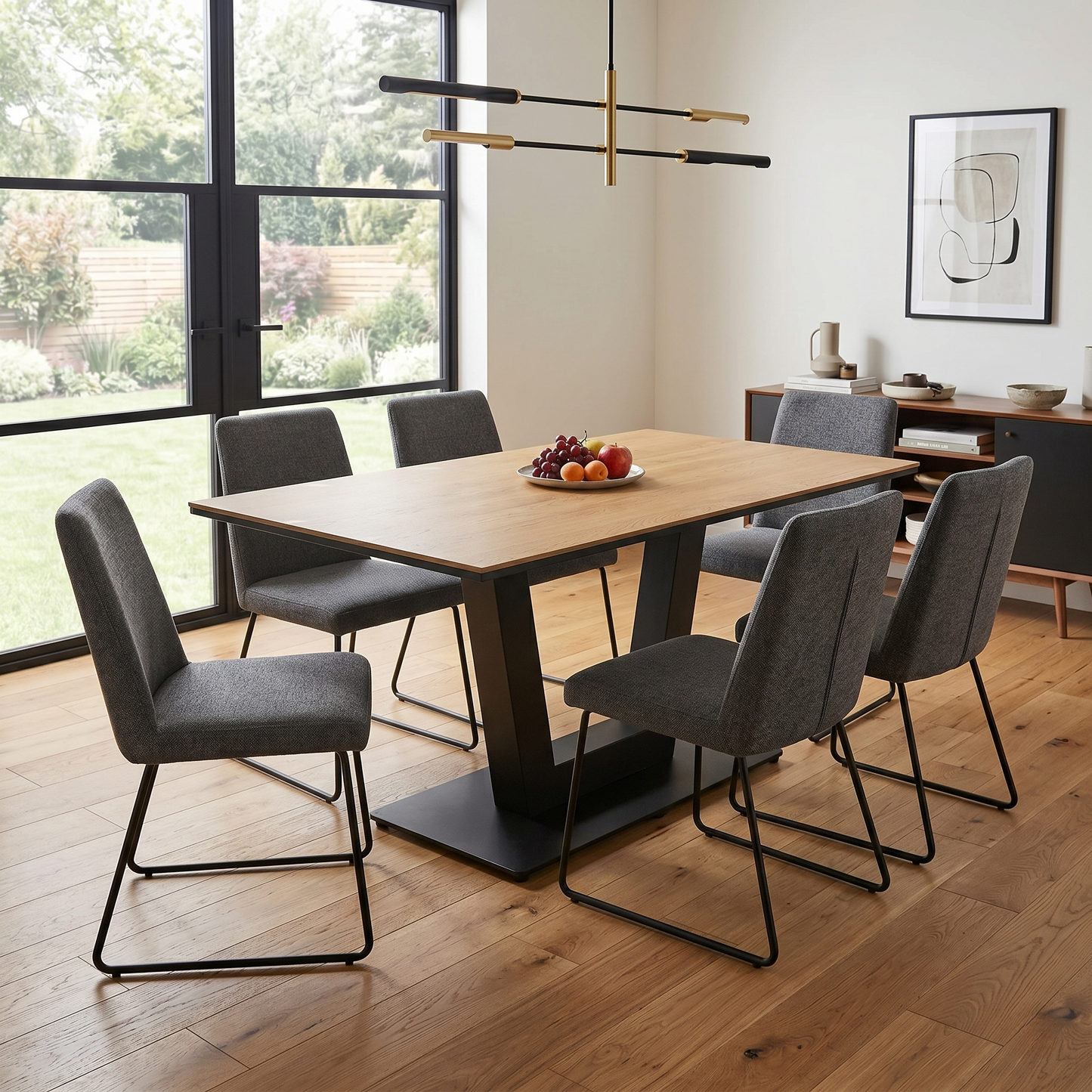 'Venus' Earth Finish Dining Table