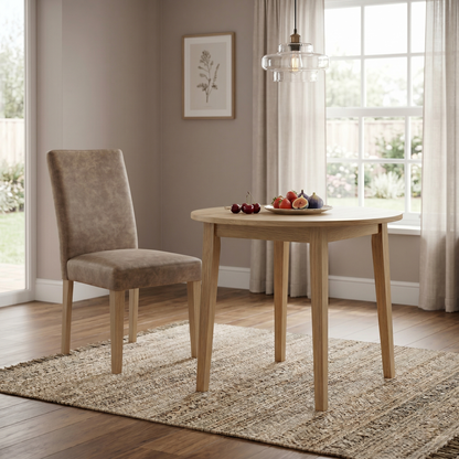 Furnitureland 'Augusta' Taupe Cowboy Upholstered Dining Chair