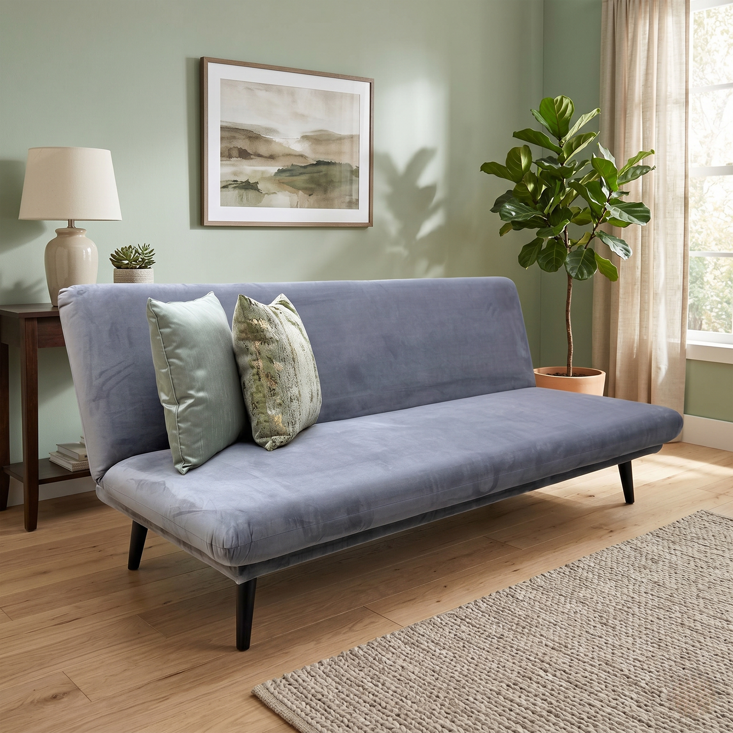 'Sala' Grey Fabric Sofa Bed