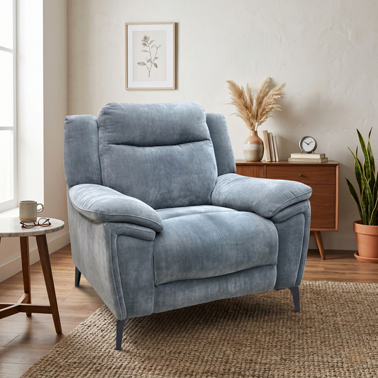 ‘Panache’ Manhattan Charcoal Grey 58003 Fabric Chair