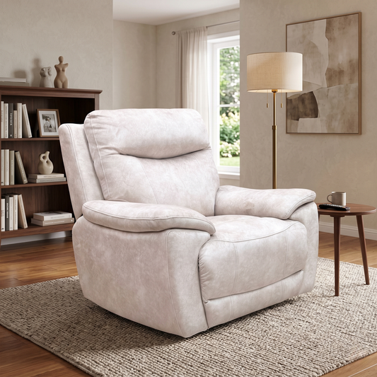 ‘Sloane’ 18177 Marble Cream Velvet Armchair