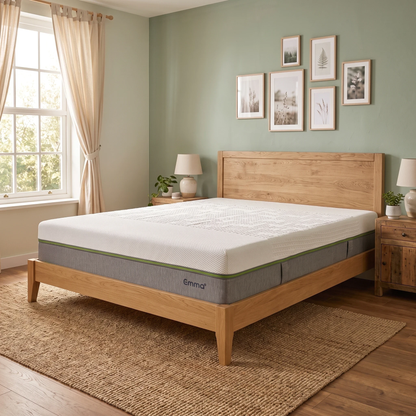 Emma Mattress Helix Hybrid Medium Firm 319 Spring Memory Foam Mattress - Double Furniture Village