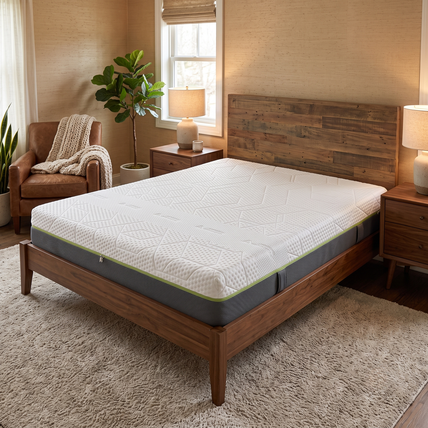 Emma Diamond Hybrid Medium Firm Pocket Spring Memory Foam Mattress - King