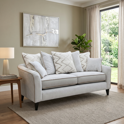 ‘Soho’ Garda Calluna Cp Dw Ft4 Fabric 3 Seater Scatter Back Sofa Furniture Village