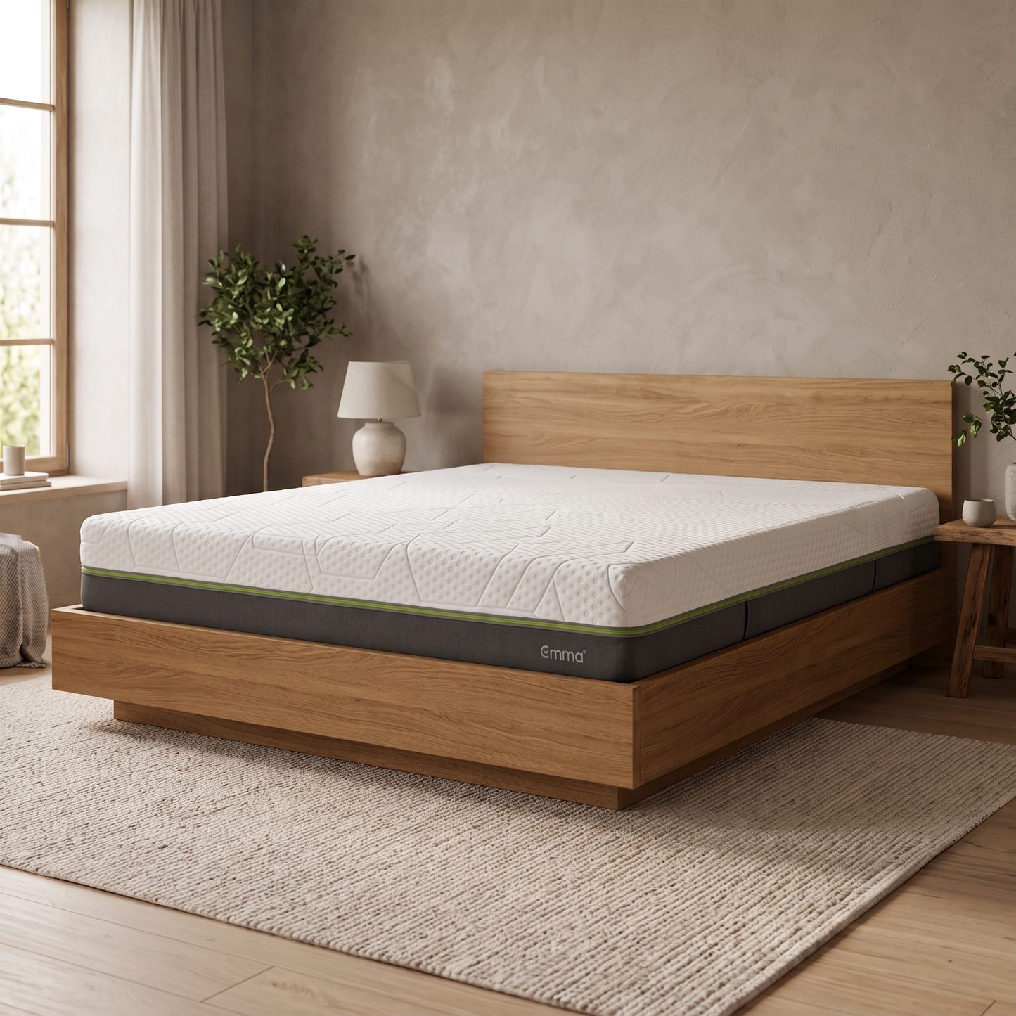 Emma Diamond Hybrid Medium Firmness Pocket Spring Memory Foam Mattress - Super King – view 2