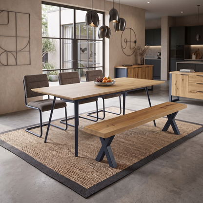 Bodahl 'Njord' 1 Oil Solid Oak 220cm Dining Bench