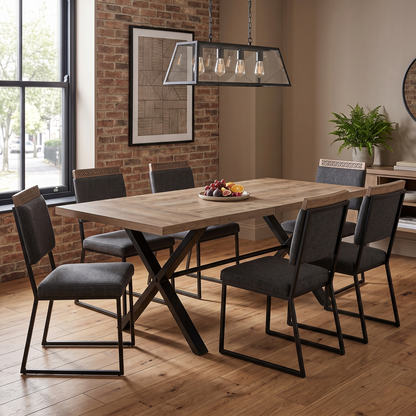 Bodahl 'Roma' 4 Desert Solid Oak Straight Edge 100cm Table Extension Leaf