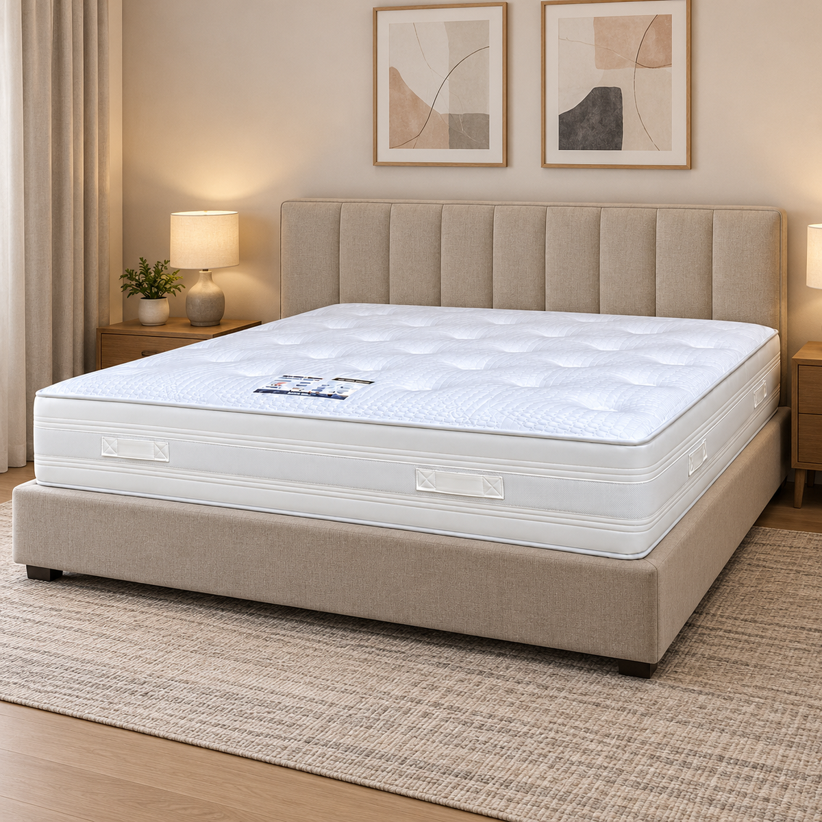 'Bliss' 1500 Pocket Orthopedic Double Sided Mattress - Super King