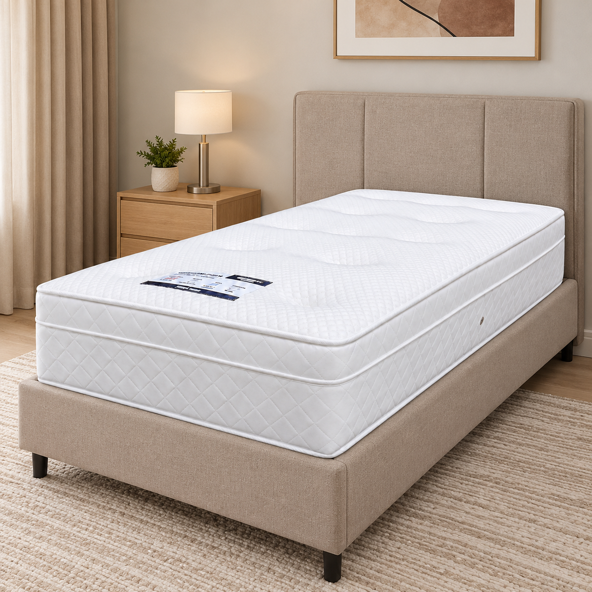 'Serenity 1000' 1000 Pocket Memory Mattress - Single