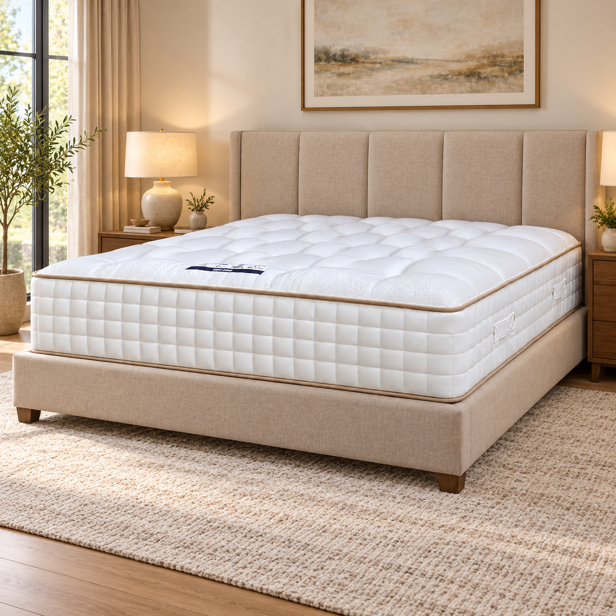 ‘Grace’ 6000 Pocket Natural Double Sided Mattress - King