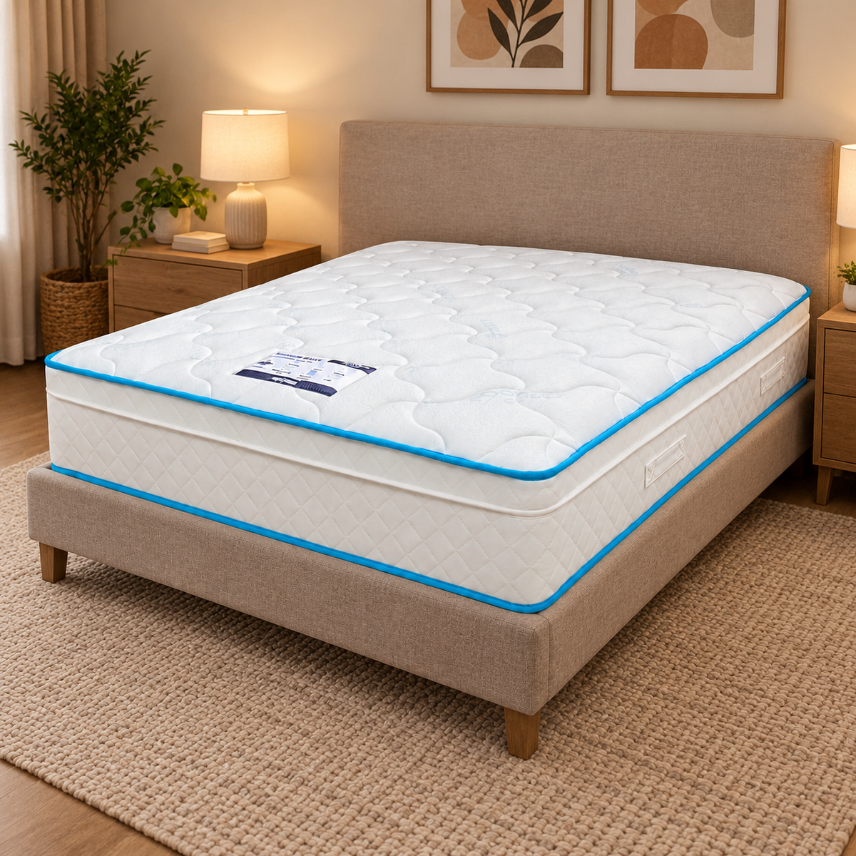 ‘Tranquil 2000’ 2000 Pocket Gel Pillow Top Mattress - Double