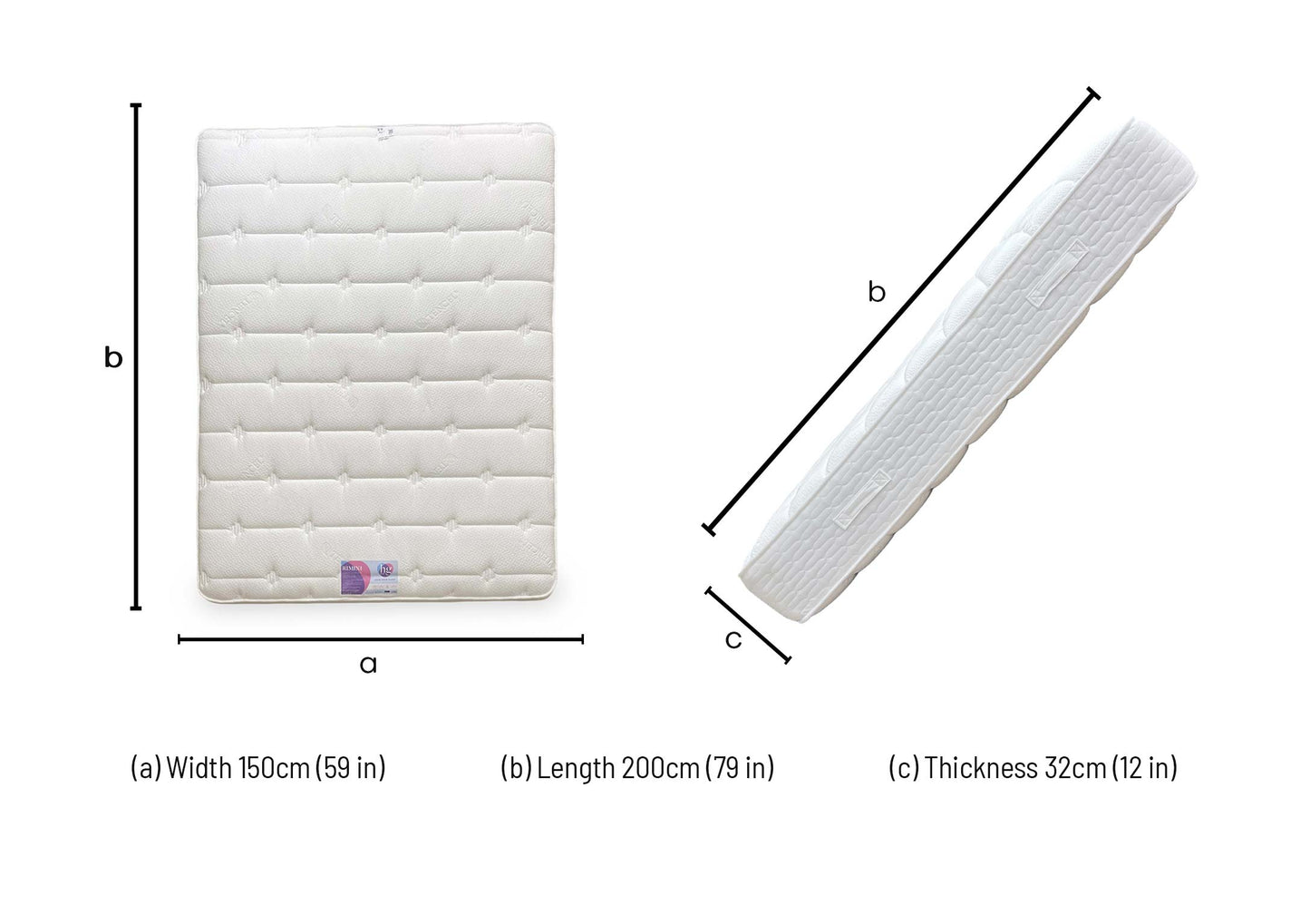 ‘Farlow’ Eco Fully Pocket Sprung Mattress - King