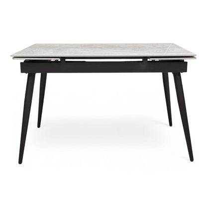 ‘Mason’ Grey Ceramic Top 120cm Extending Dining Table