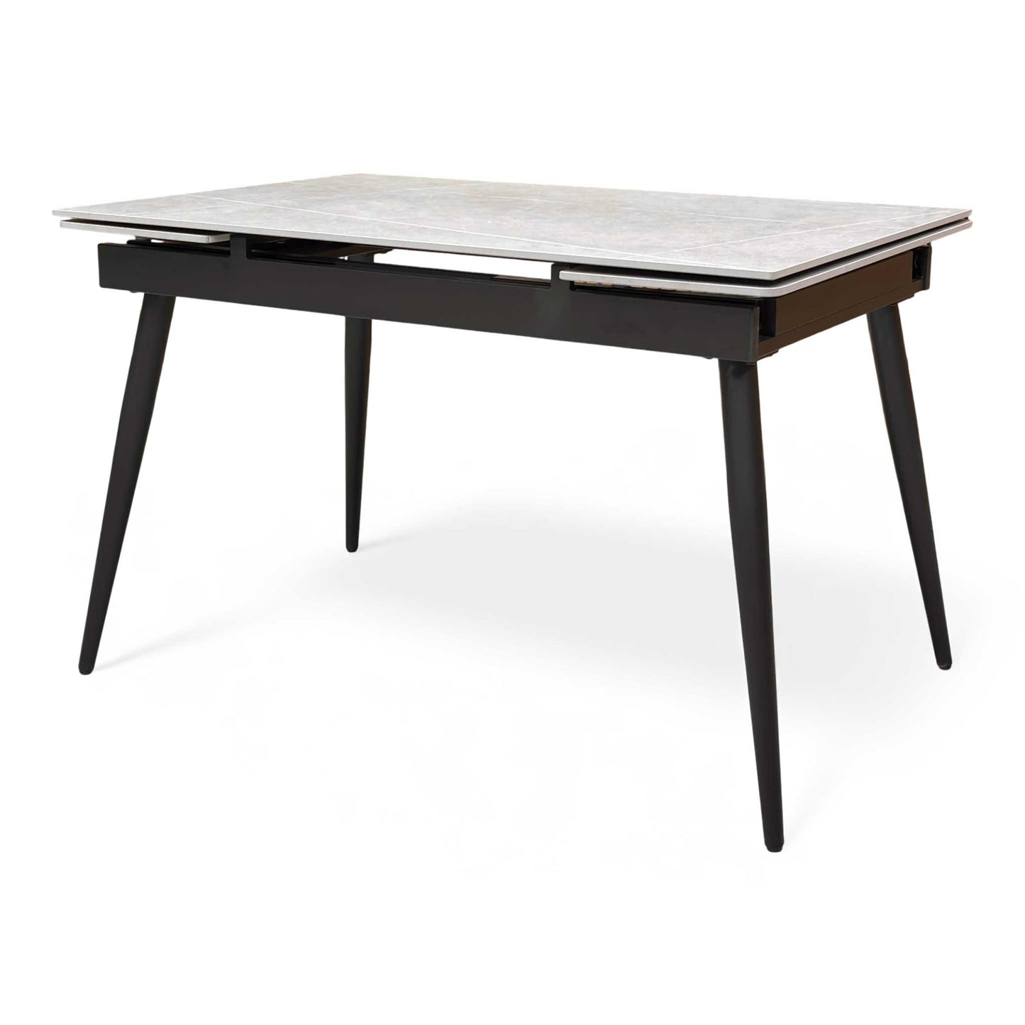 ‘Mason’ Grey Ceramic Top 120cm Extending Dining Table