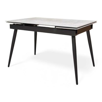 ‘Mason’ Grey Ceramic Top 120cm Extending Dining Table