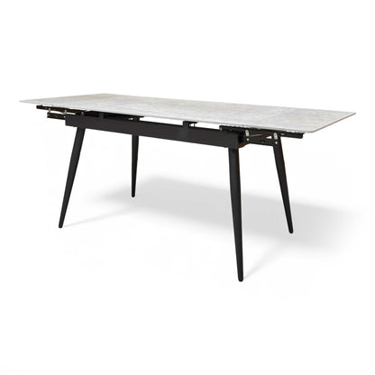 ‘Mason’ Grey Ceramic Top 120cm Extending Dining Table