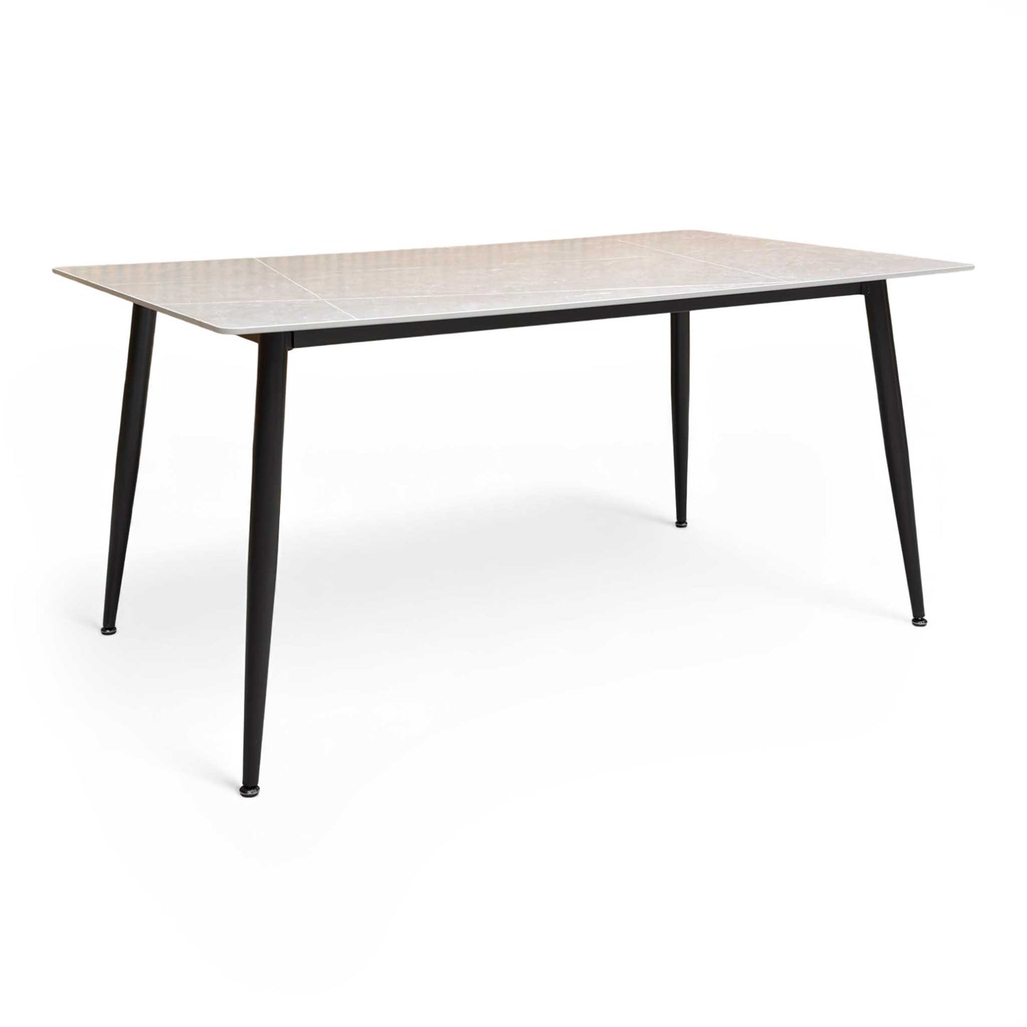‘Mason' Grey Ceramic Top 160cm Fixed Dining Table