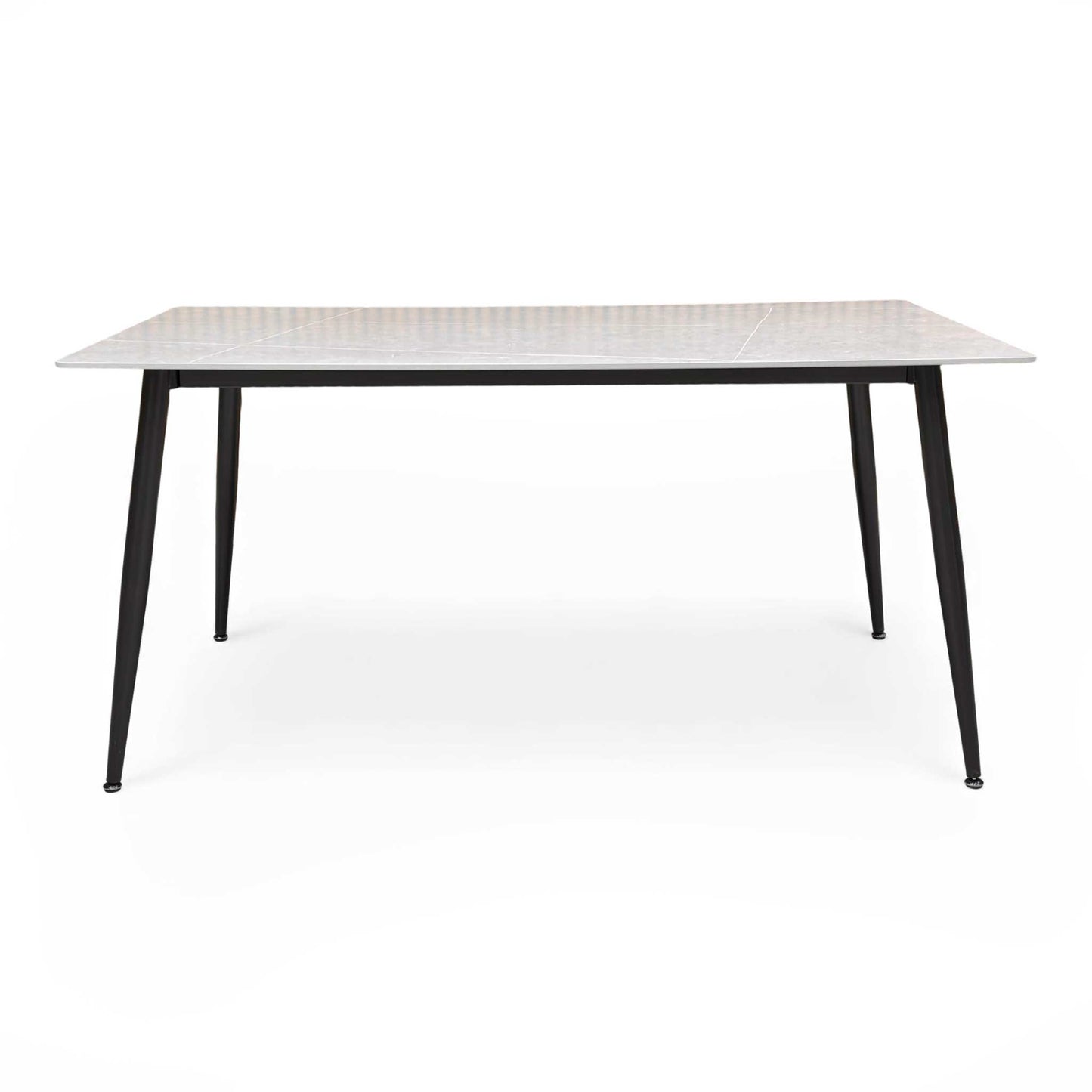‘Mason' Grey Ceramic Top 160cm Fixed Dining Table
