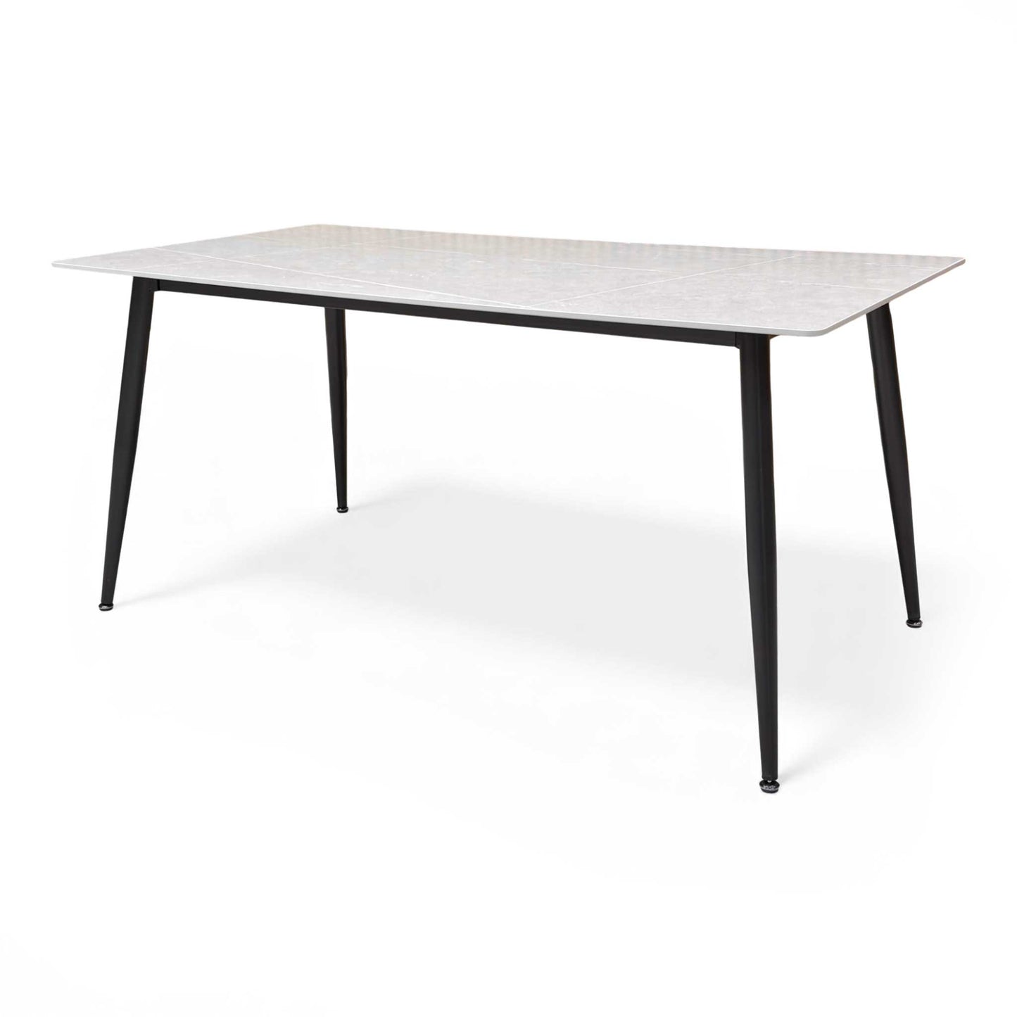 ‘Mason' Grey Ceramic Top 160cm Fixed Dining Table