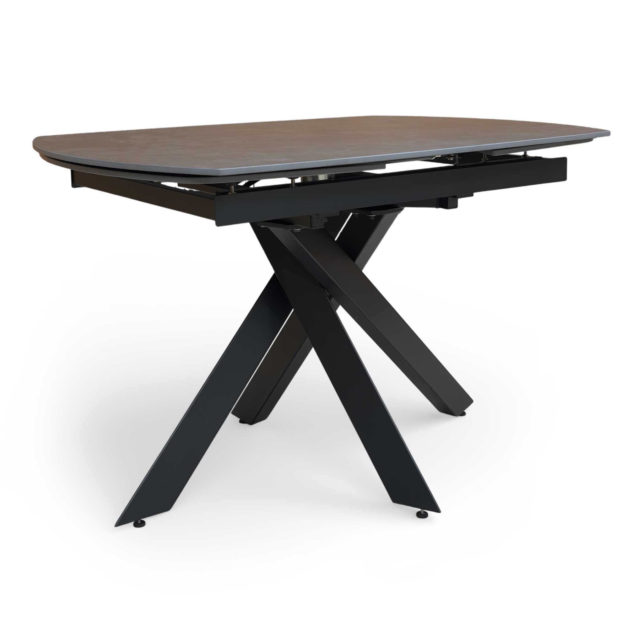 Furniture Village 'Warrior' Grey Sintered Stone Swivel Extending