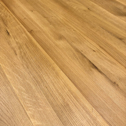 'Earth' Solid Oak 190cm Dining Table with X-Shaped Legs