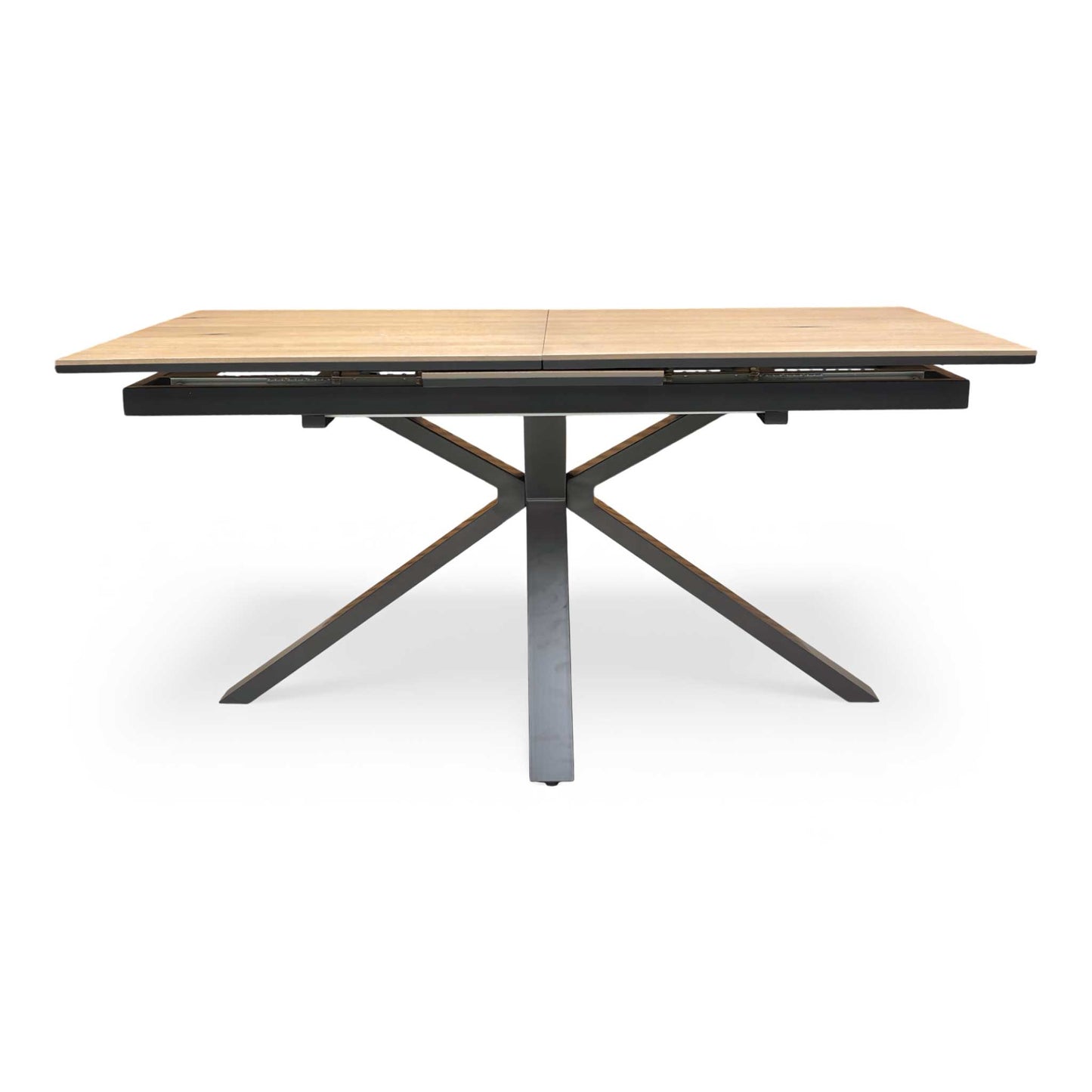 'Earth' Solid Oak 160cm Pop-Up Extending Dining Table