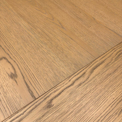 'Earth' Solid Oak 160cm Pop-Up Extending Dining Table