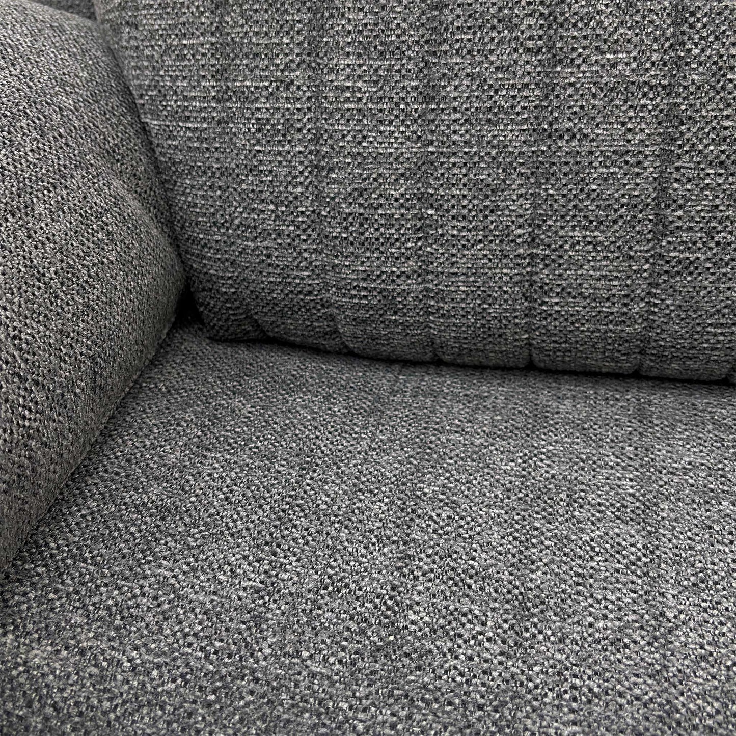 'Brystol’ Dark Grey Woven Fabric 3 Seater Power Recliner Sofa with Drop Down Cup Holder