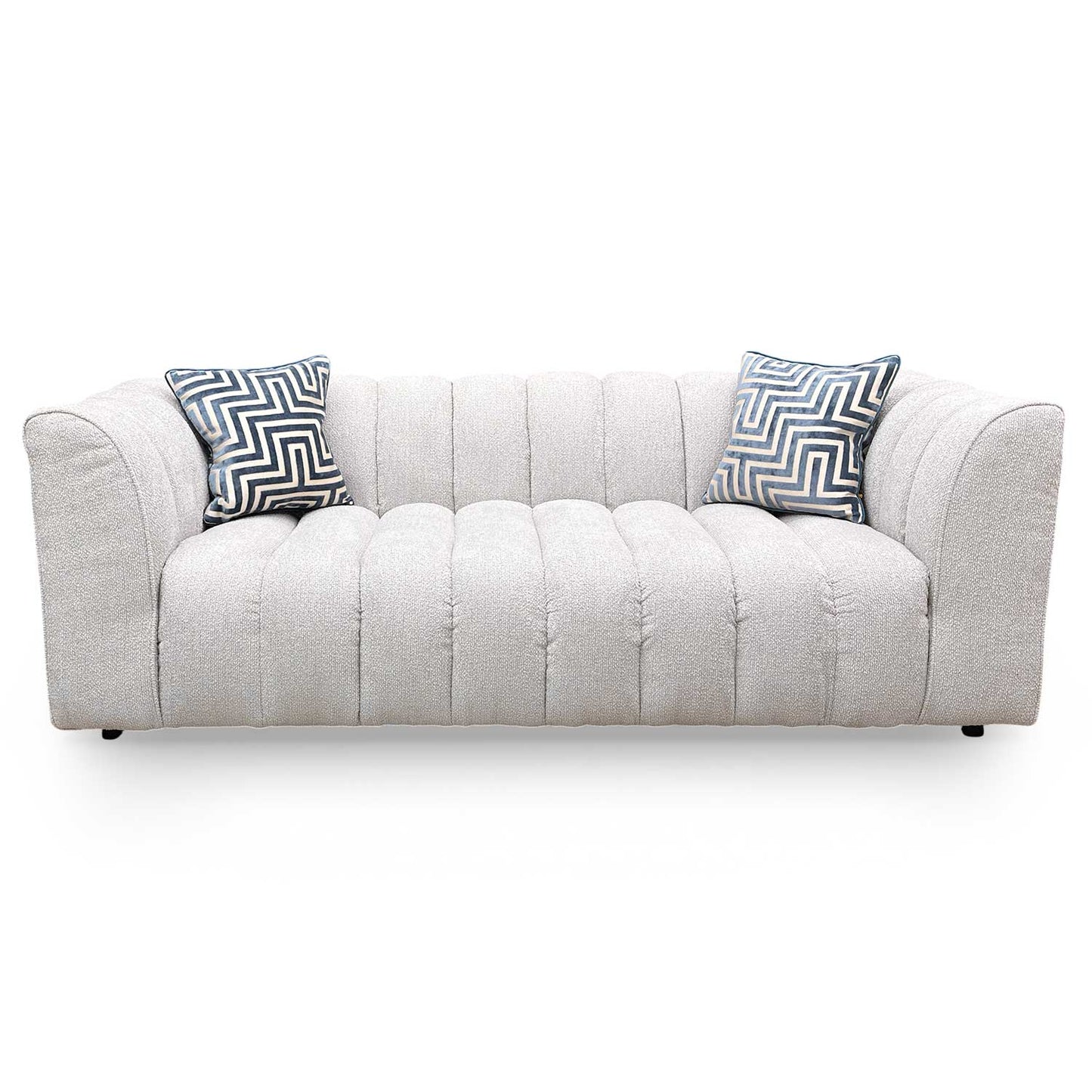 Michelle Keegan Home 'Mikah' Natural Fabric 3 Seater Sofa Very.com