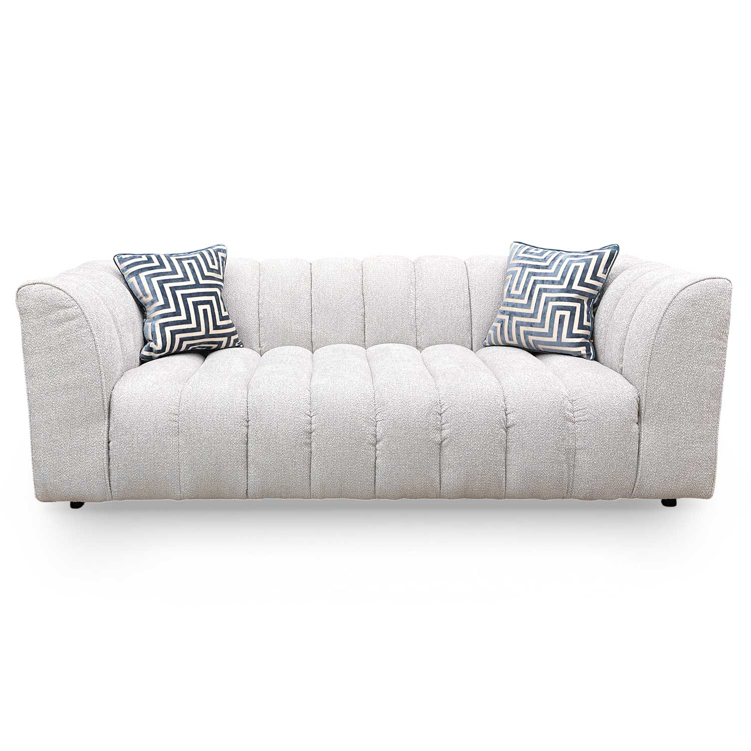 Michelle Keegan Home 'Mikah' Natural Fabric 3 Seater Sofa Very.com