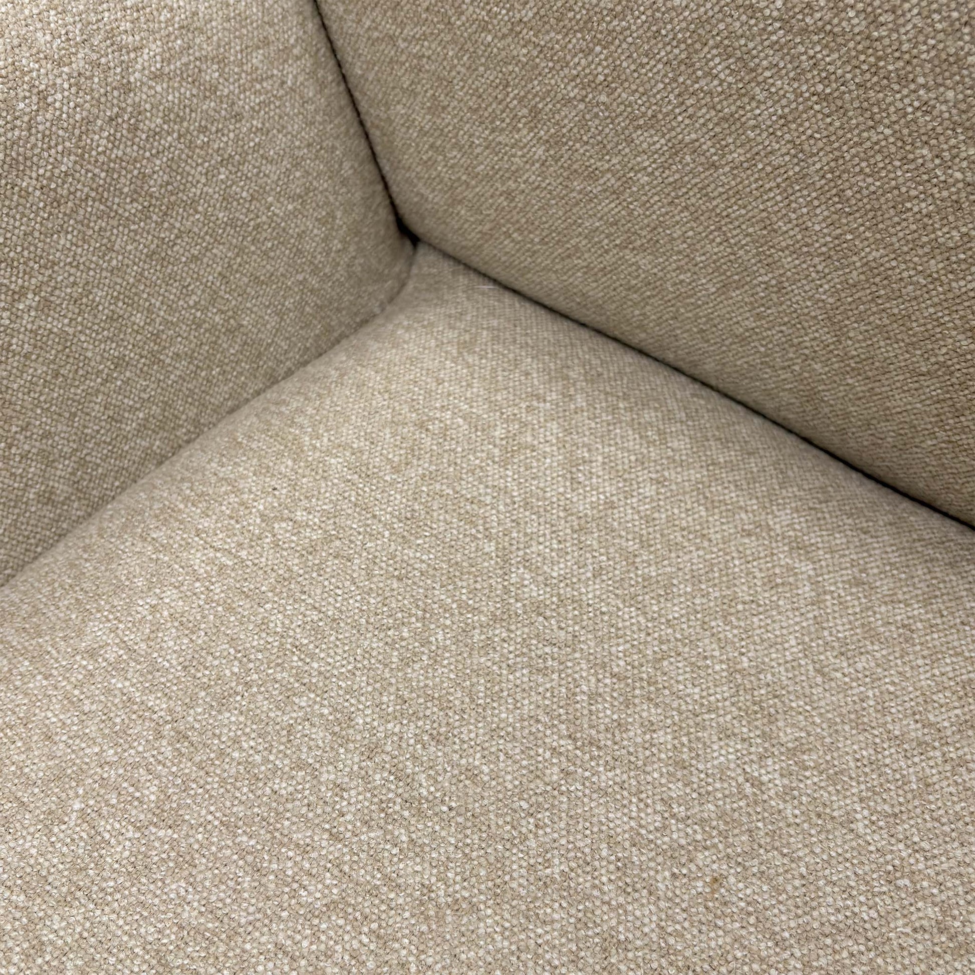 'Mirage' Neutral Fabric Swivel Dining Arm Chairs - Set of 4 Furniture Village