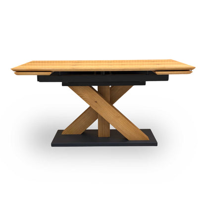 'Aydin' Solid Oak 150cm Extending Dining Table