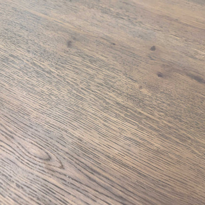 'Jai' Dark Oak Solid Oak Large Extending Dining Table