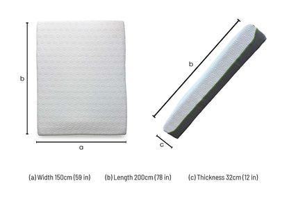 TEMPUR Hybrid Luxe Medium Firmness Tension Hypoallergenic Memory Foam Mattress - King