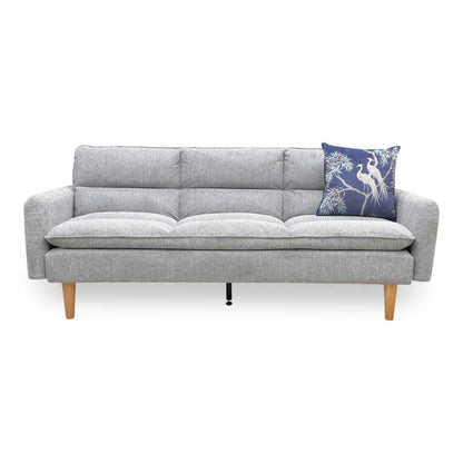 'Cosy' Rest Chenille Effect Light Grey Sofa Bed Direct From Manufacturer