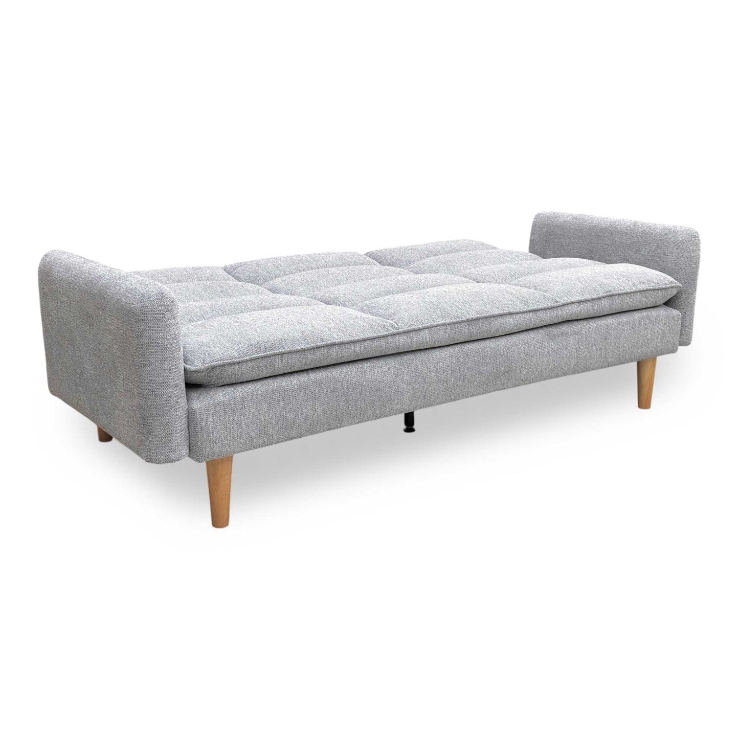 'Cosy' Rest Chenille Effect Light Grey Sofa Bed Direct From Manufacturer
