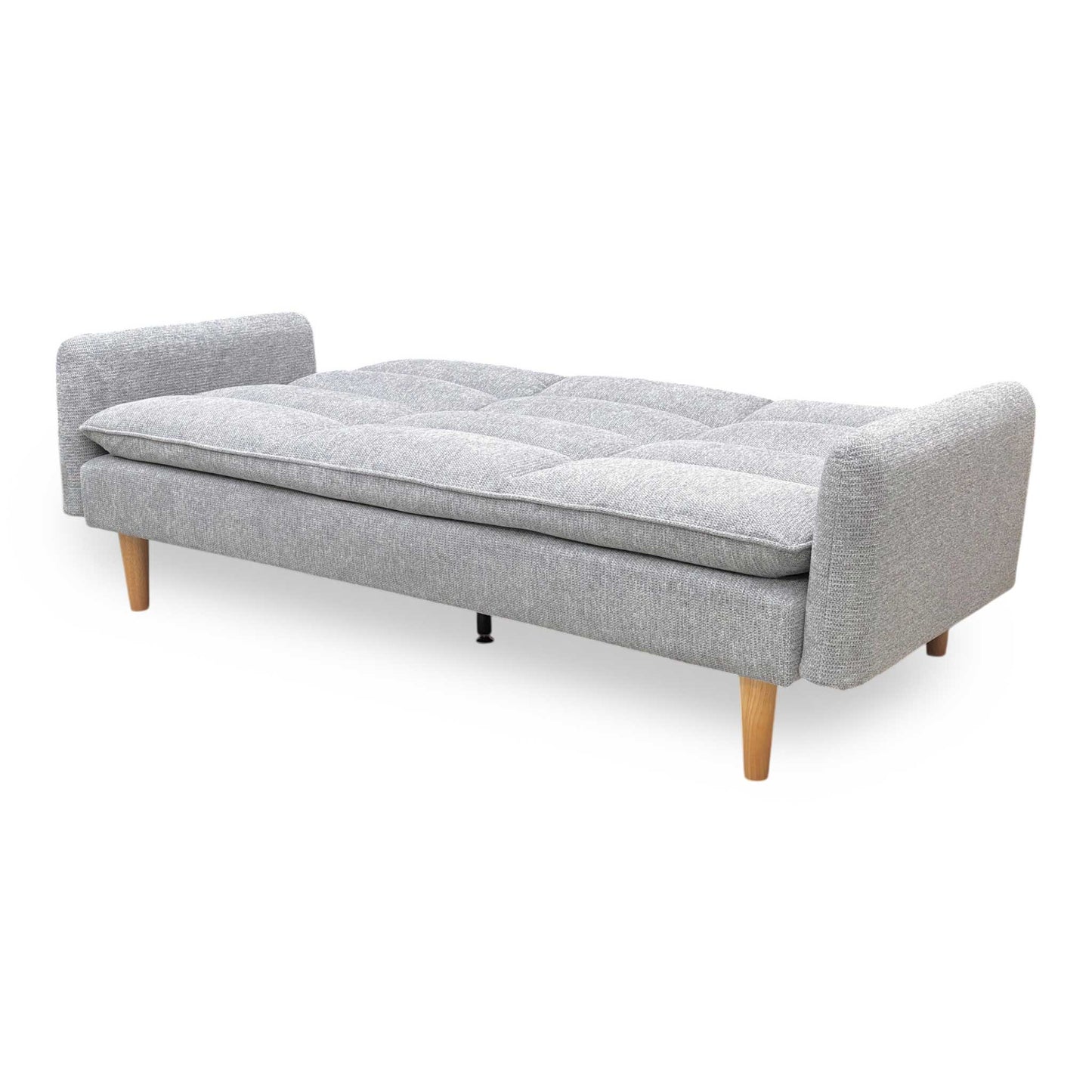 'Cosy' Rest Chenille Effect Light Grey Sofa Bed Direct From Manufacturer