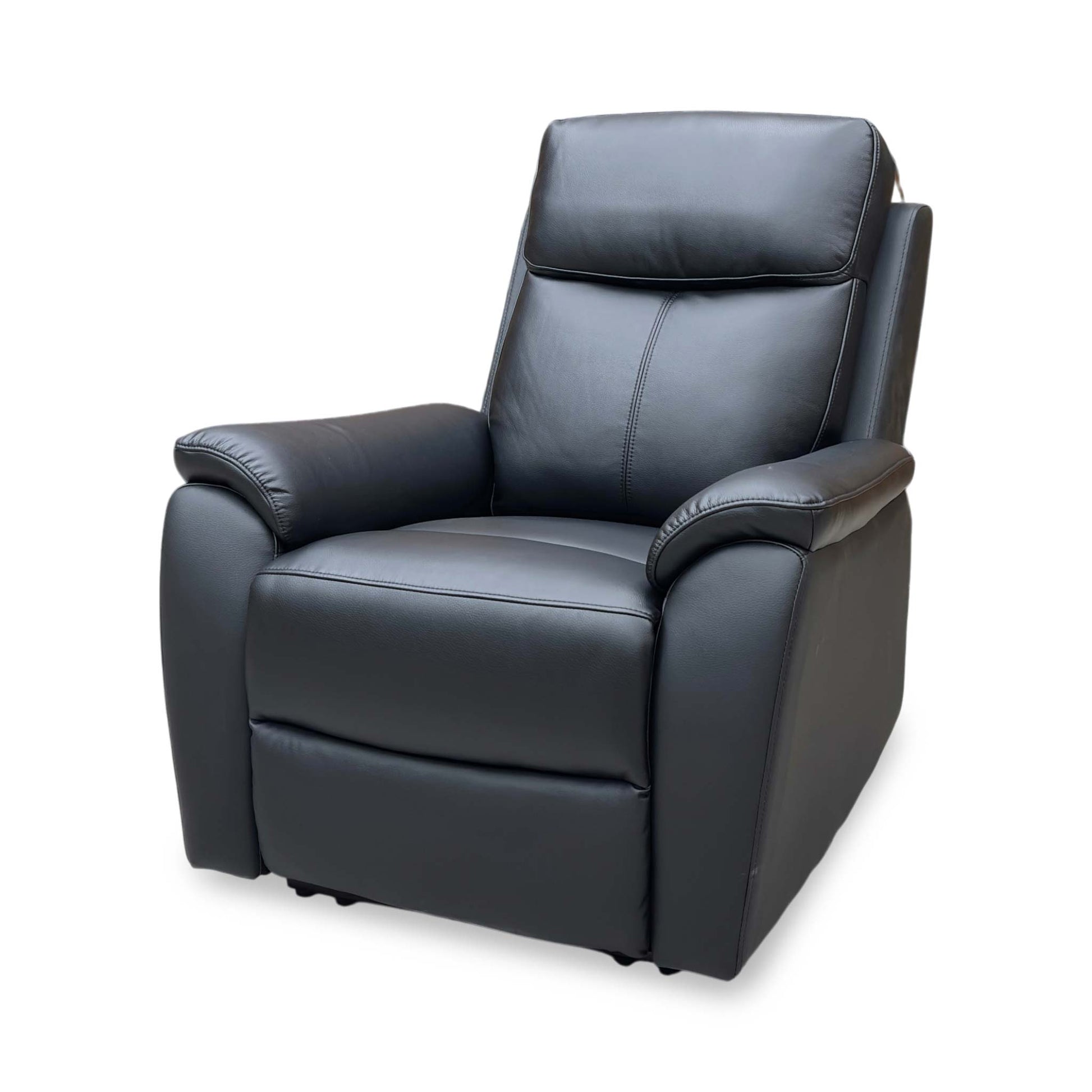 'Kingsmere' Black Leather Power Recliner Chair Very.com
