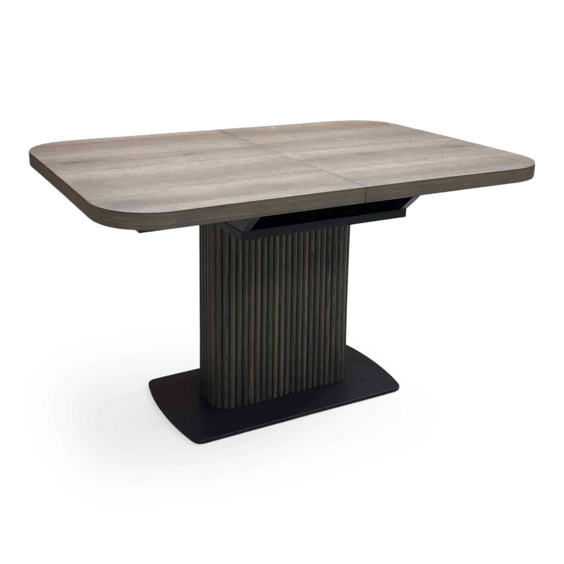 'Jai' Dark Oak Small Extending Dining Table Furniture Village