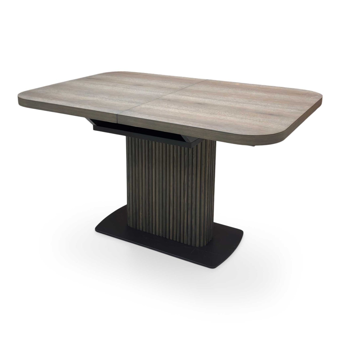 'Jai' Dark Oak Small Extending Dining Table Furniture Village