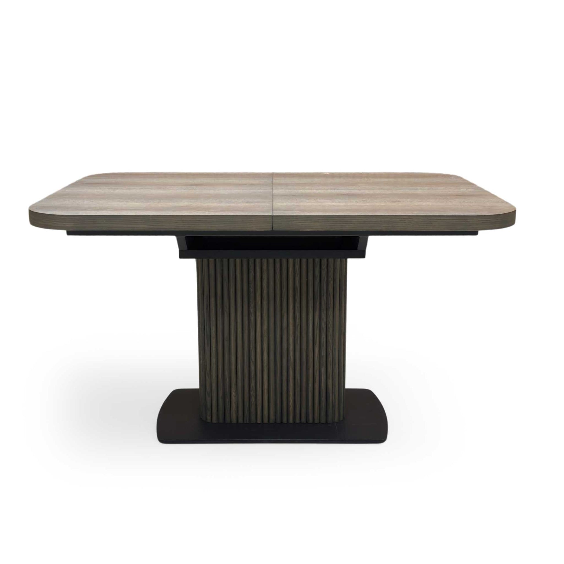 'Jai' Dark Oak Small Extending Dining Table Furniture Village