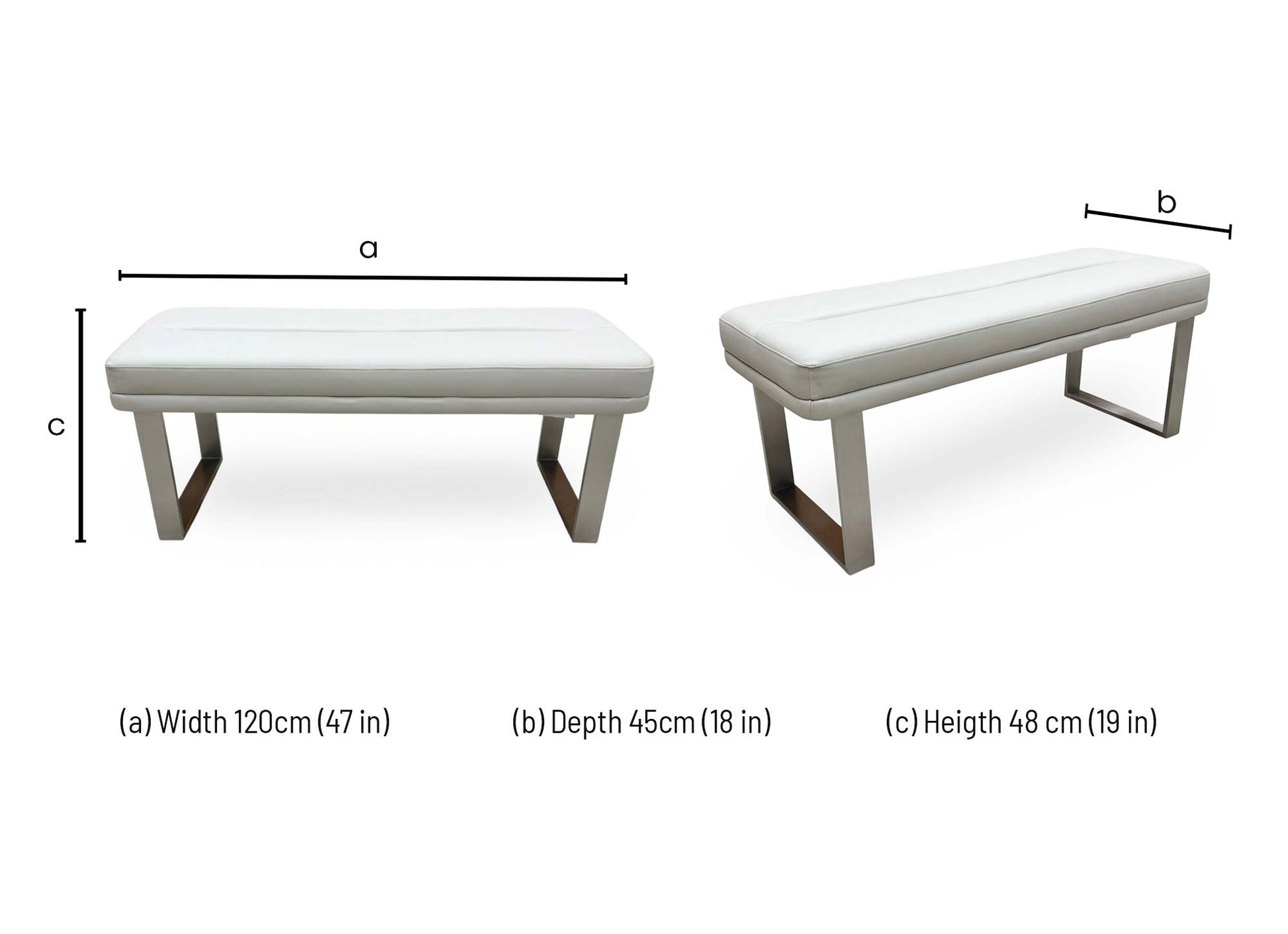 'Avorio' Marble-Effect Ceramic Top Swivel Extending Dining Table with Neutral Faux Leather Left Hand Facing Corner Dining Bench & Low Dining Bench Furniture Village
