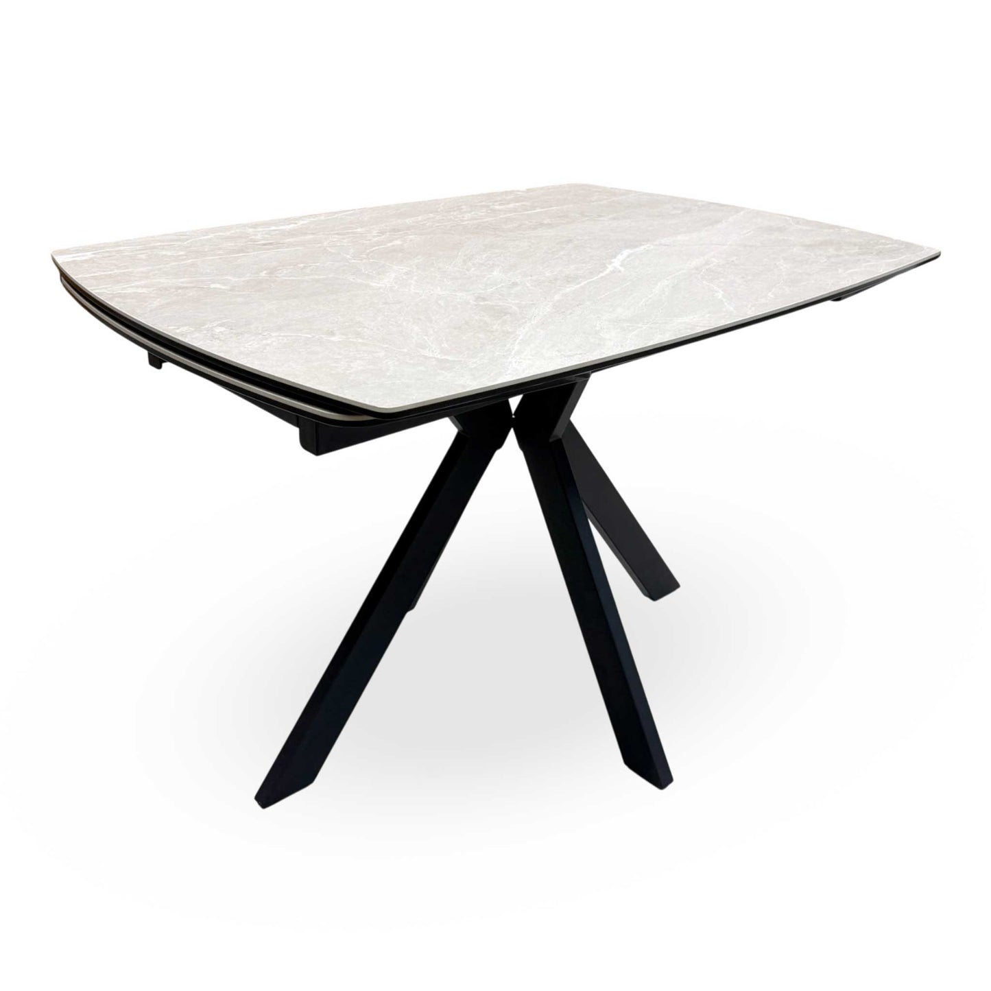 ‘Quattro’ Ceramic Top Extending Draw Leaf Table