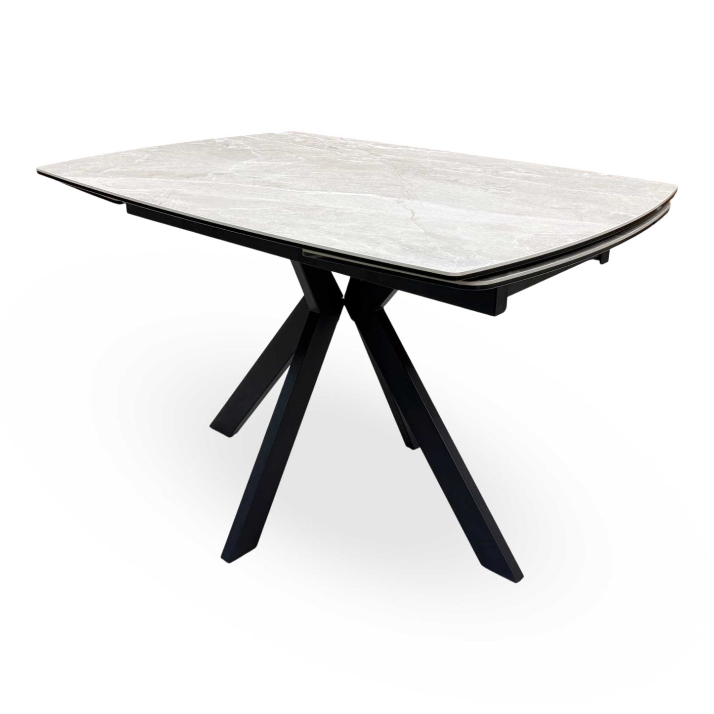 ‘Quattro’ Ceramic Top Extending Draw Leaf Table